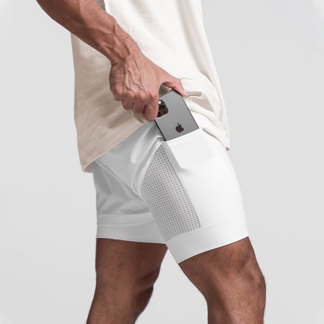 Heren Slim Fit Shorts – Geschikt voor Sport en Vrije Tijd, Met Elastische Taille