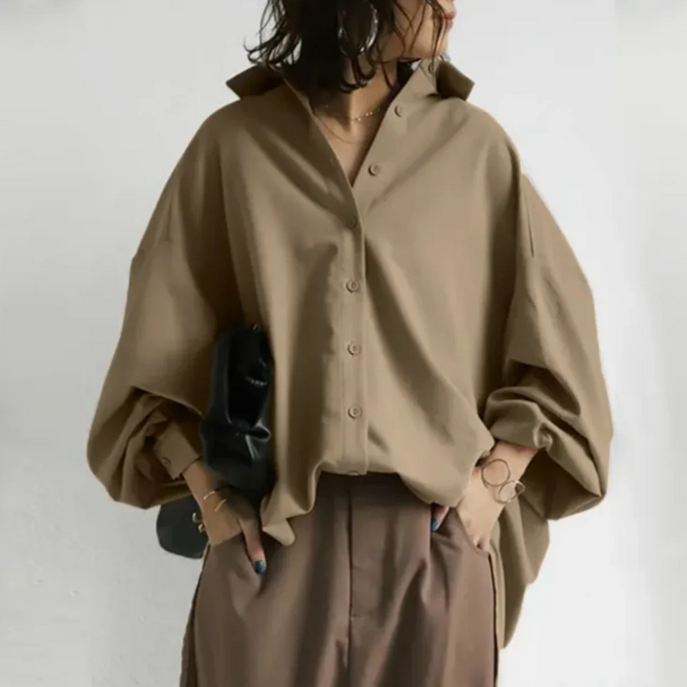 Gerda | Oversized Blouse Dames – Chic en Comfortabel Design voor Elke Gelegenheid