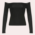 Off-shoulder top voor dames