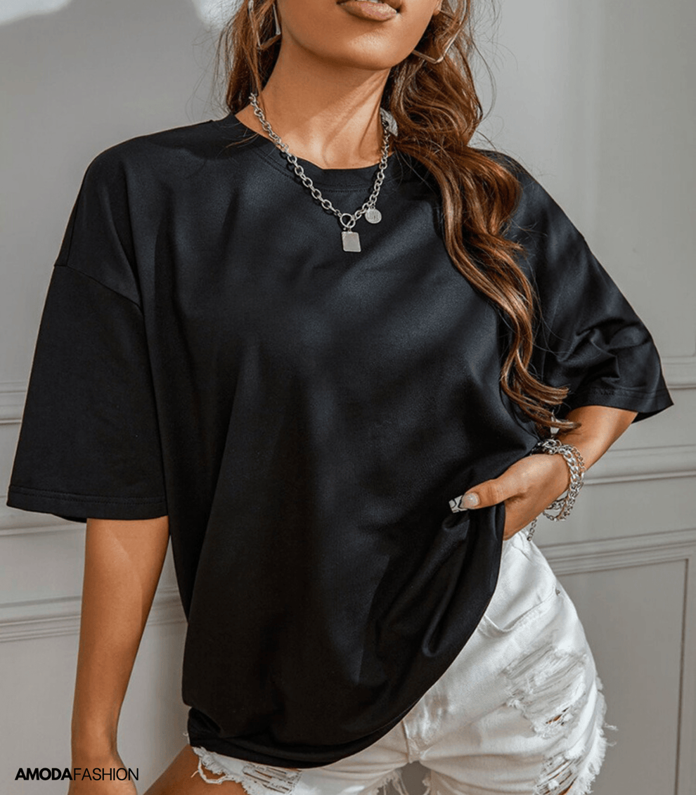 Paris - T-shirt Met Korte Mouwen En Rugprint