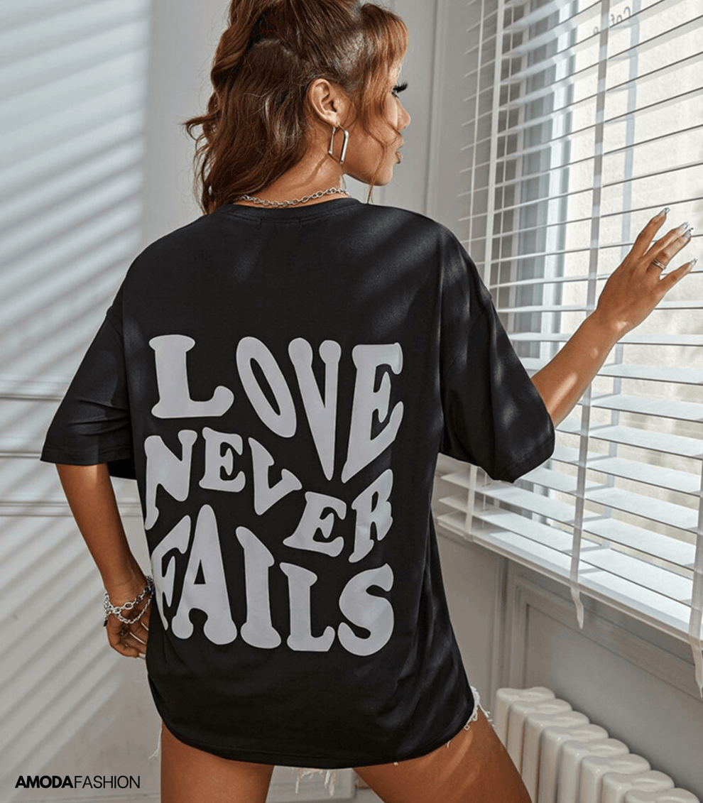 Paris - T-shirt Met Korte Mouwen En Rugprint