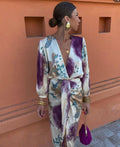 Penelope - Elegante Zomerjurk Met V-Hals