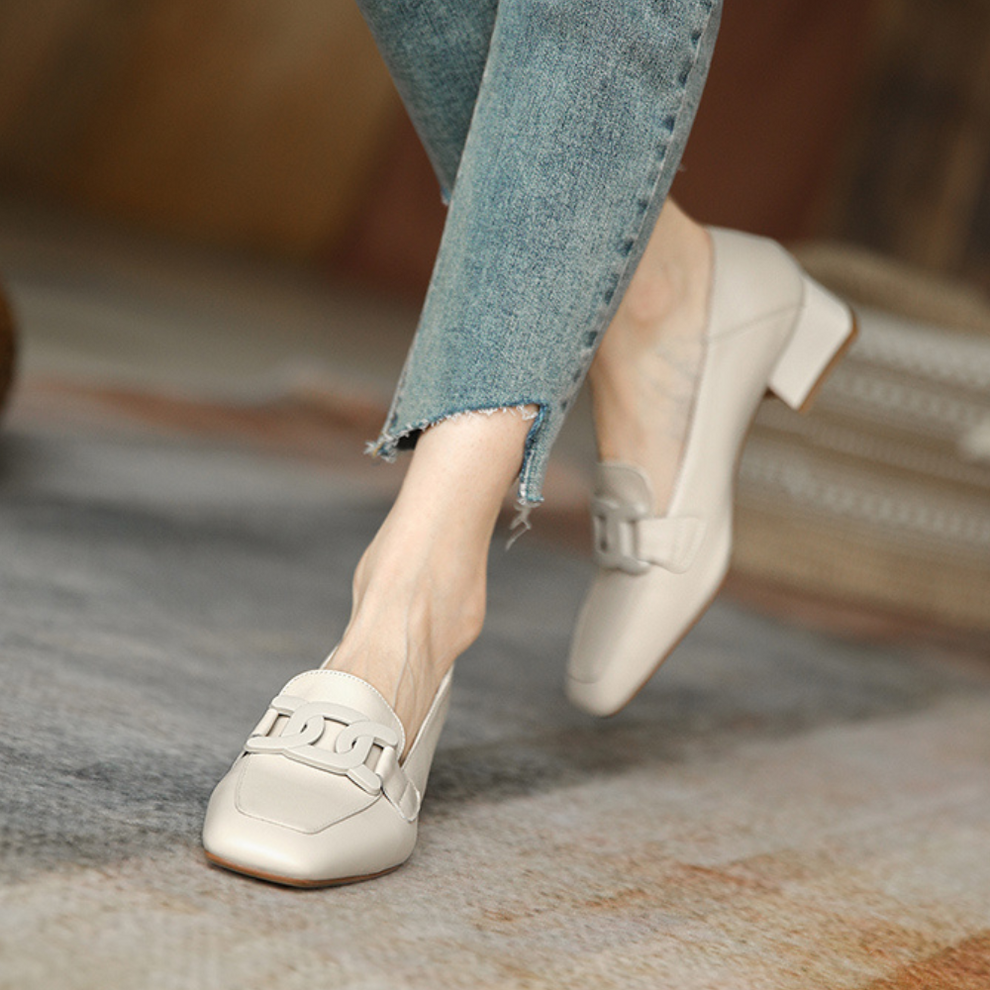 Quincy - Orthopedische Leren Loafers