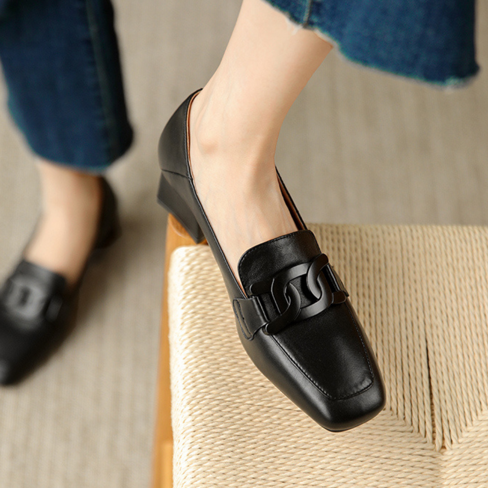 Quincy - Orthopedische Leren Loafers