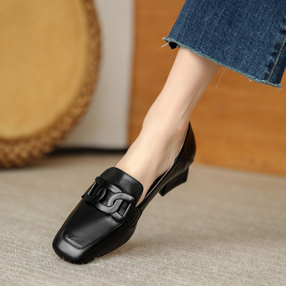 Quincy - Orthopedische Leren Loafers