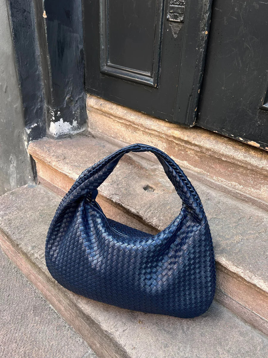 Riley - Trendy gevlochten handtas