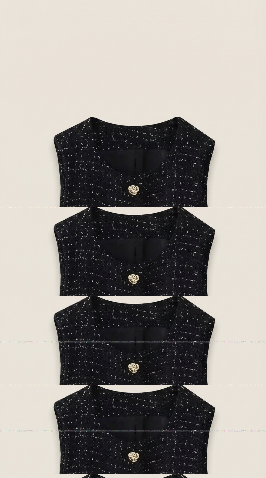 Dames Slim Fit Set – Mouwloze Top en Mini Rok, Geschikt voor Zomer en Casual Gebruik
