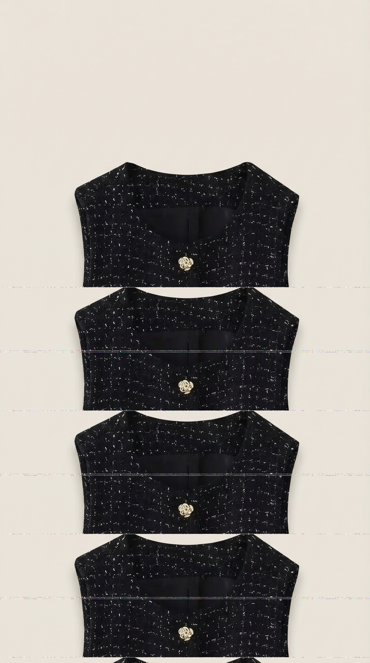 Dames Slim Fit Set – Mouwloze Top en Mini Rok, Geschikt voor Zomer en Casual Gebruik