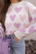 Rowena - Hearts Galore Luxe Trui met Pareldetail