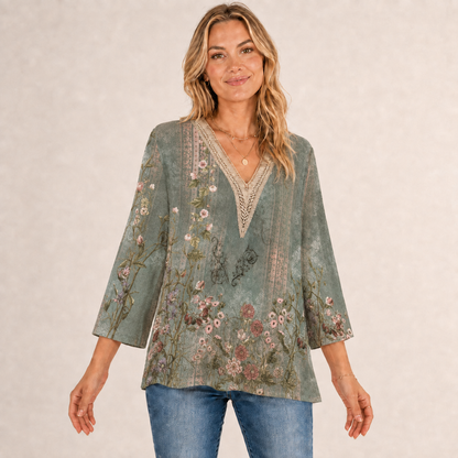 Della | Damesblouse met elegante pasvorm en duurzame stof voor tijdloze stijl