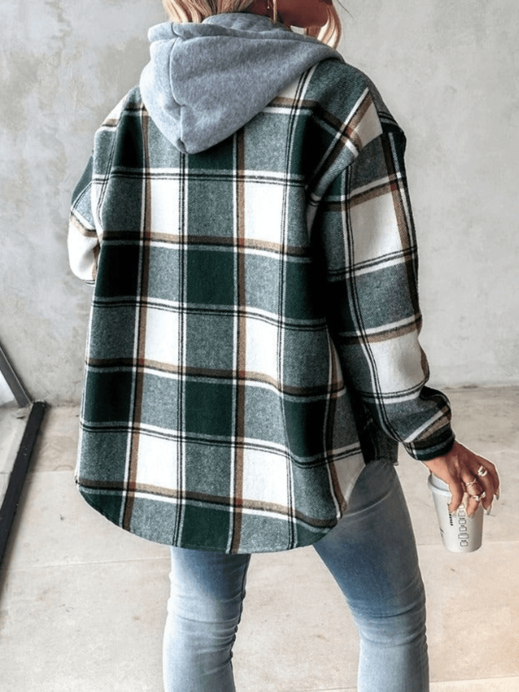 Dames Getailleerd Blouse Jas – Katoen, Casual, Effen Design
