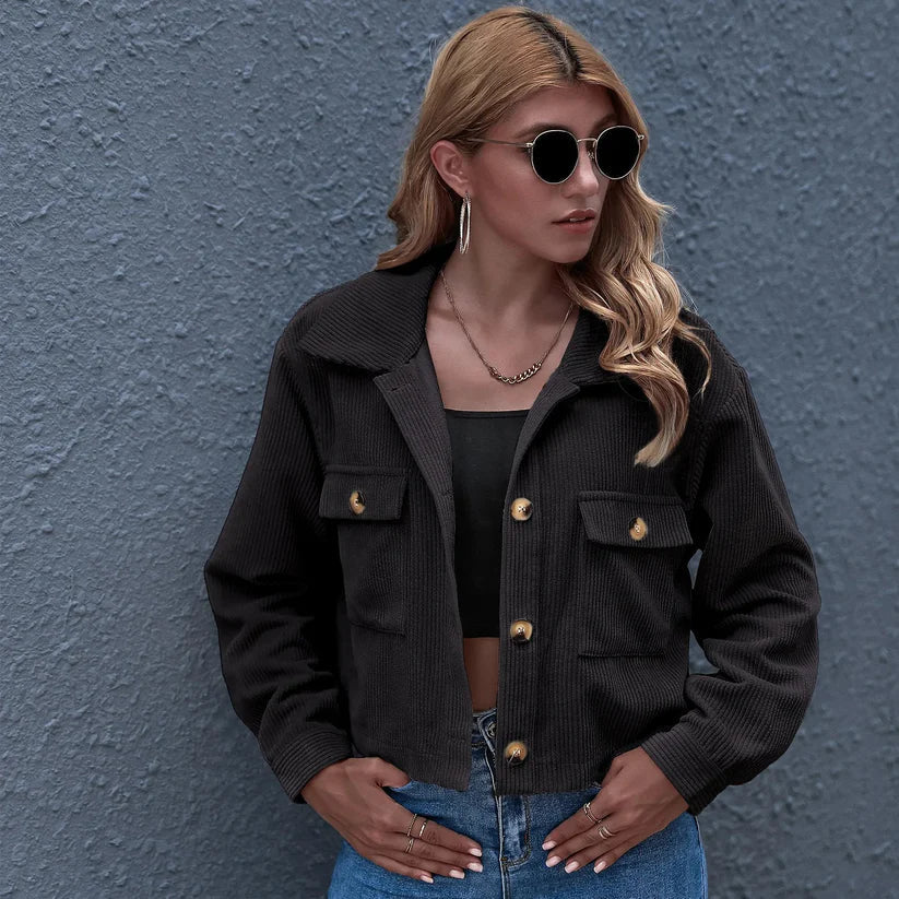 Sherry - Trendy Corduroy Jas