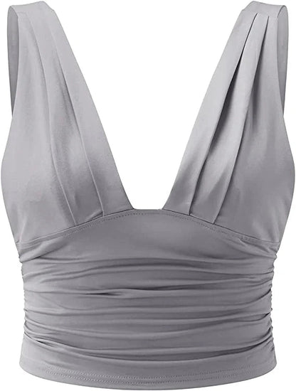 Shiloh - Mouwloze V-Hals Top