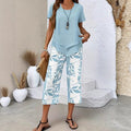 Dames Set – Casual, Geschikt voor Zomer, Met Top en Broek