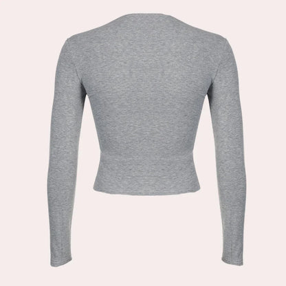Stijlvolle top met vierkante hals