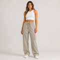 Dames Cargobroek met Trekkoord en Zakken - Casual Broek