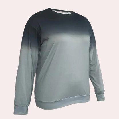 Sweatshirt met trendy kleurverloop voor dames