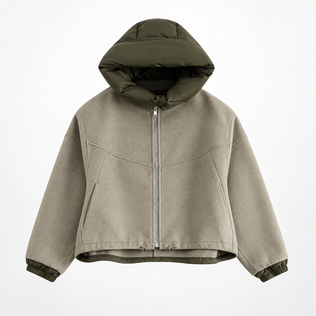 Dames Casual Oversized Jas met Capuchon – Zacht en Duurzaam Materiaal