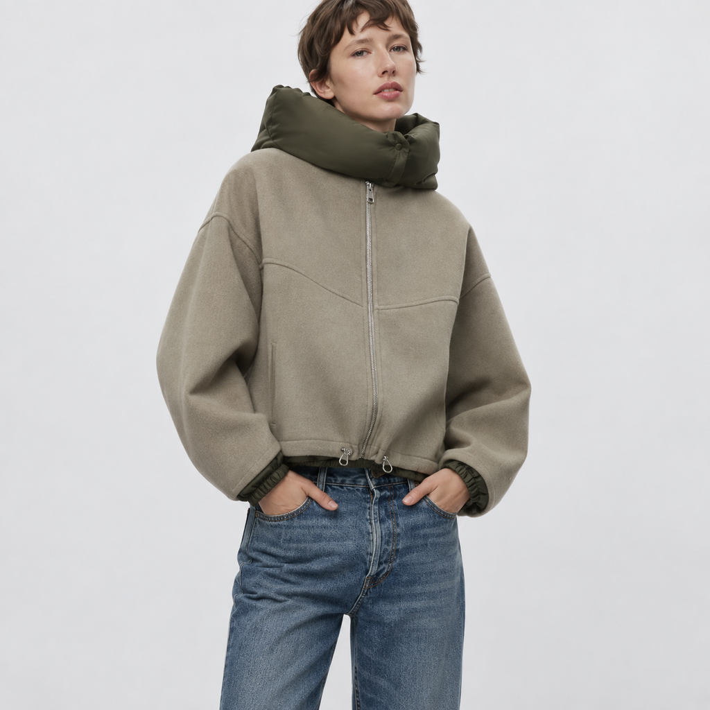 Dames Casual Oversized Jas met Capuchon – Zacht en Duurzaam Materiaal