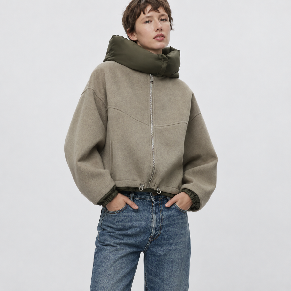 Dames Casual Oversized Jas met Capuchon – Zacht en Duurzaam Materiaal