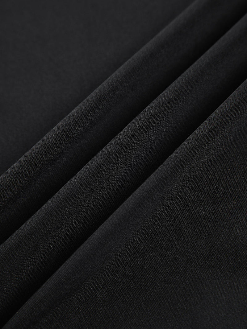 Viviane Blazerjurk | Dames korte V-hals jurk met ruffles en contrastbies