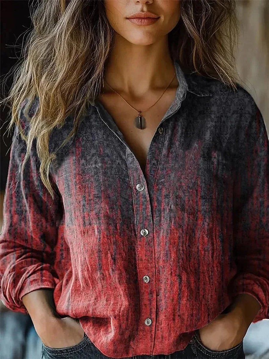 Dames Fitted Blouse – Knopen, Geschikt voor Dagelijks Gebruik