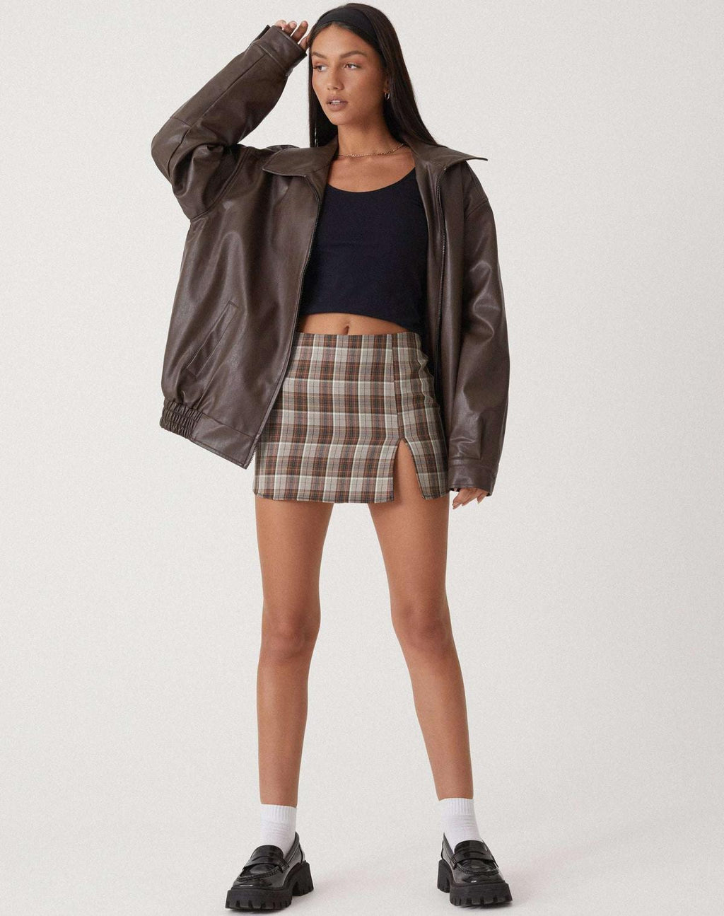 Dames Oversized Jas – Met Rits, Geschikt voor Lente en Herfst