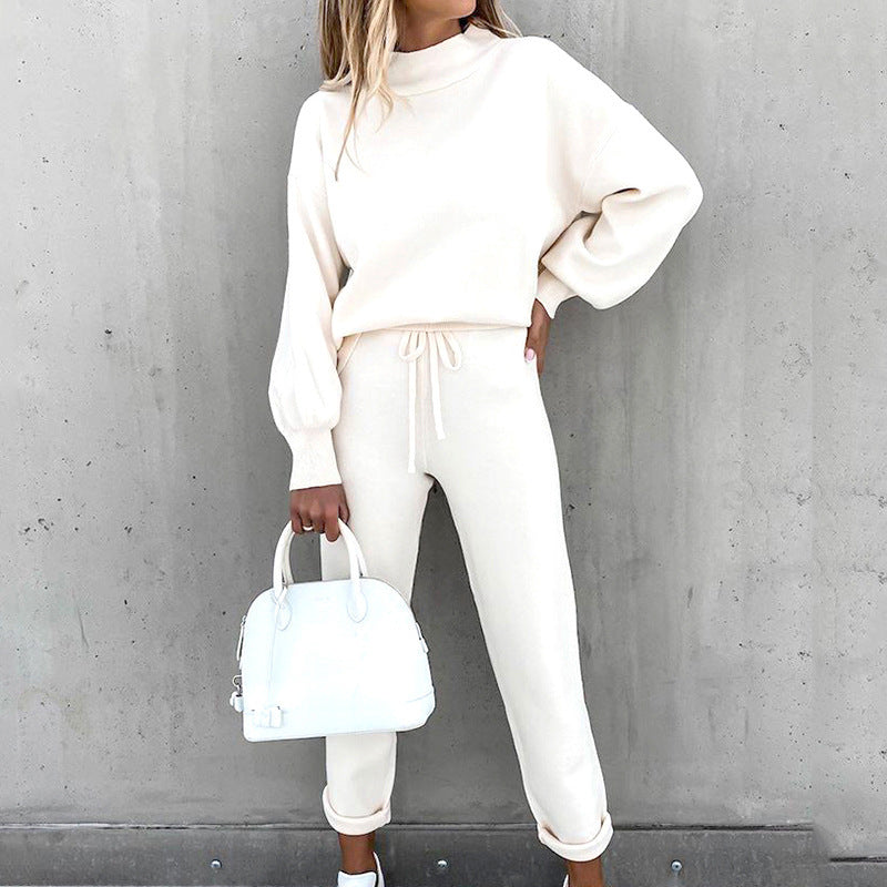 Dames Relaxed Fit Huispak - Zachte Loungewear Set, 2-delig Thuispak voor Lounge en Casual