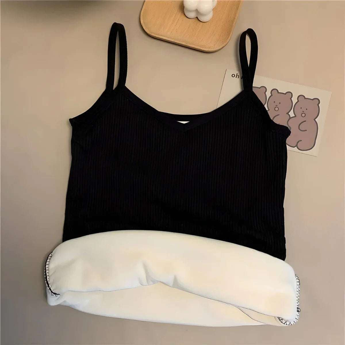 Zachte fleece top voor dames