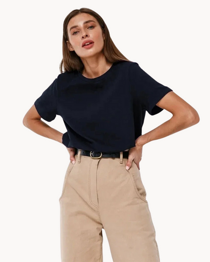 Ziah - Basis T-shirt Met Korte Mouwen