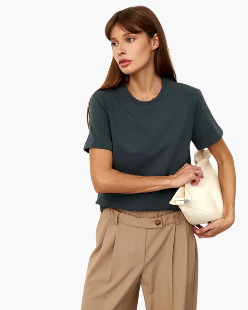 Ziah - Basis T-shirt Met Korte Mouwen