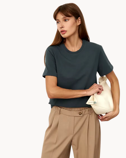 Ziah - Basis T-shirt Met Korte Mouwen
