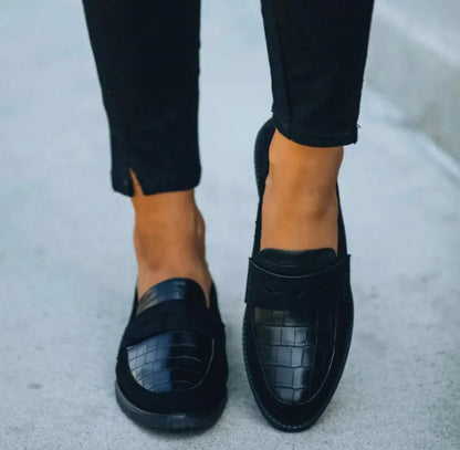 Zwart loafers voor dames